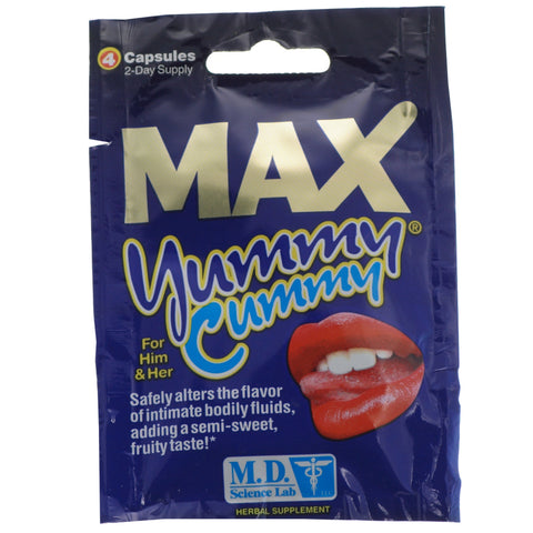 MAX YUMMY CUMMY 4 PILL PAKS