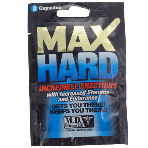 MAX HARD 2 PILL PACKS