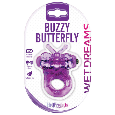 PURRFECT PETPURP BTRFLY RING